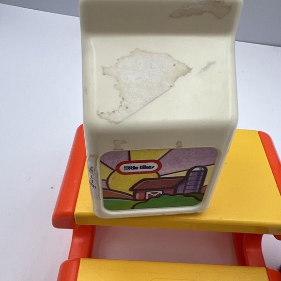 Little Tikes Vintage Toy Food‎ Lot Fisher Price Play Pretend Pizza Juice Table - Picture 10 of 15
